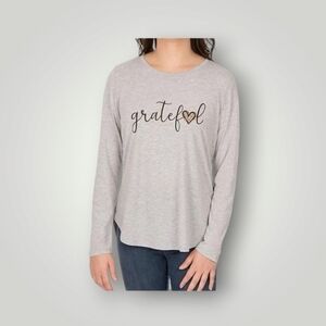 State Of Mine Ladies Long Sleeve Grateful Heart Harvest Top small